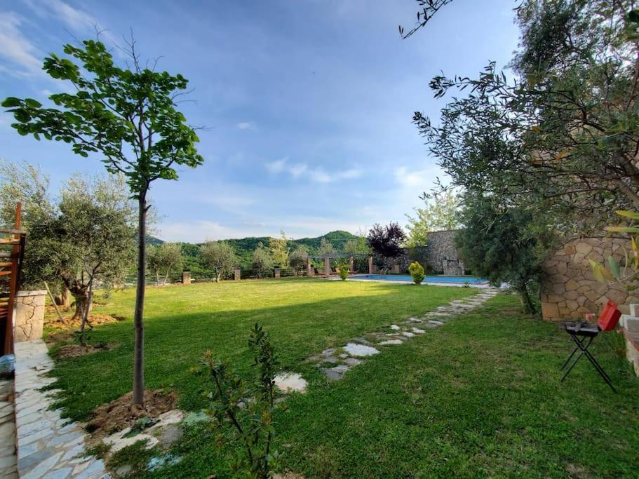 Private Hillside Villa Near Teg Full Privacy 地拉那 外观 照片